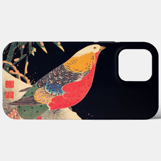 Golden Pheasant in sneeuw door Ito Jakuchu Case-Mate iPhone Case (Achterkant (horizontaal))