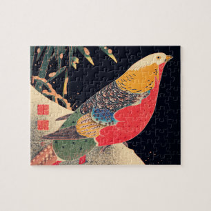 Golden Pheasant in sneeuw door Ito Jakuchu Legpuzzel
