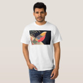 Golden Pheasant in sneeuw door Ito Jakuchu T-shirt (Voorkant volledig)