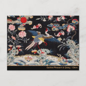 Golden Pheasant & Quing Dynasty/imperial China Briefkaart (Voorkant)