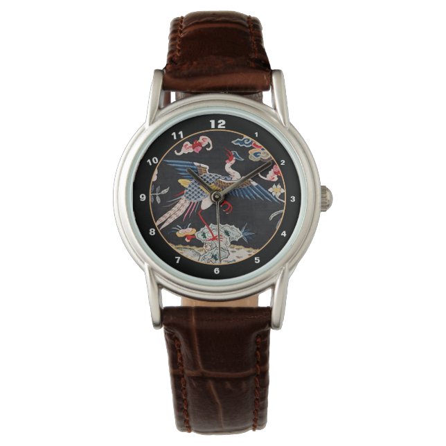 Golden Pheasant & Quing Dynasty/imperial China Horloge (Voorkant)