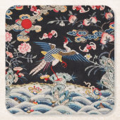 Golden Pheasant & Quing Dynasty/imperial China Kartonnen Onderzetters (Voorkant)