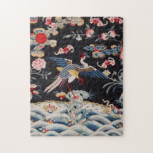 Golden Pheasant & Quing Dynasty/imperial China Legpuzzel (Verticaal)