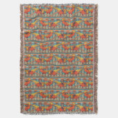 Golden Pheasant Retro Deken (Voorkant Verticaal)