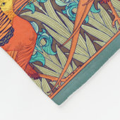 Golden Pheasant Retro Fleece Deken (Hoek)