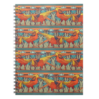 Golden Pheasant Retro Notitieboek