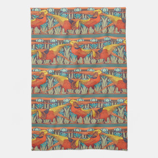 Golden Pheasant Retro Theedoek