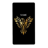 Golden phoenix, elegance etiket (Voorkant)