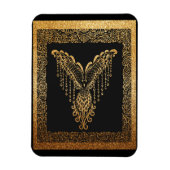 Golden Phoenix Elegance Magneet (Verticaal)