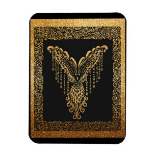 Golden Phoenix Elegance Magneet