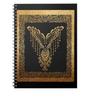 Golden Phoenix Elegance Notitieboek