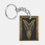 Golden Phoenix Elegance Sleutelhanger (Voorkant Links)