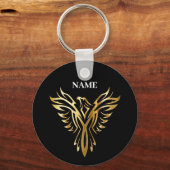 Golden phoenix, elegance sleutelhanger (Voorkant)