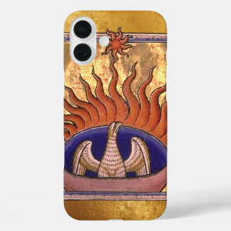 Golden Phoenix Firebird Rising iPhone 16 Plus Hoesje