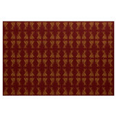 Golden Phoenix Pattern on Red Fabric Stof (Yard (91,4 cm))