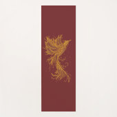 Golden Phoenix Red en Blue Yoga Mat (Voorkant)