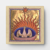 Golden Phoenix Rising Fotoplaat (Voorkant)