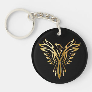 Golden Phoenix Sleutelhanger