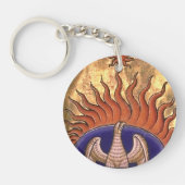 Golden Phoenix stijgt uit de as Sleutelhanger (Voorkant)