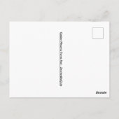 Golden Phoenix Twins op Red Briefkaart (Achterkant)