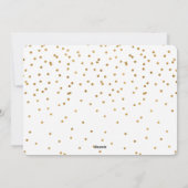 Golden Photo Overlay Prettige feestdagen Flat Feestdagenkaart (Achterkant)