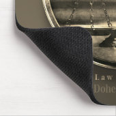 Golden Photo Scales of Justice | Wettelijke Kantoo Muismat (Hoek)