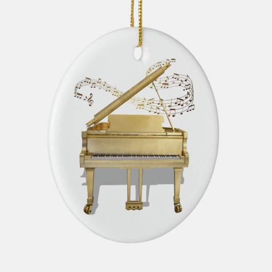 Golden Piano Ornament (Rechts)