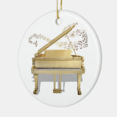 Golden Piano Ornament (Links)