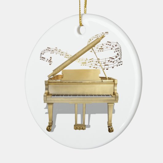 Golden Piano Ornament (Links)
