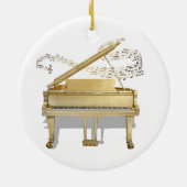 Golden Piano Ornament (Achterkant)