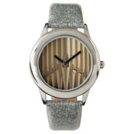 Golden pijpen horloge