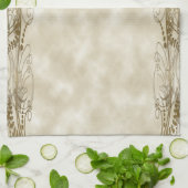 Golden Pillars Theedoek (Gevouwen)