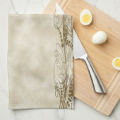 Golden Pillars Theedoek (Quarter Fold)