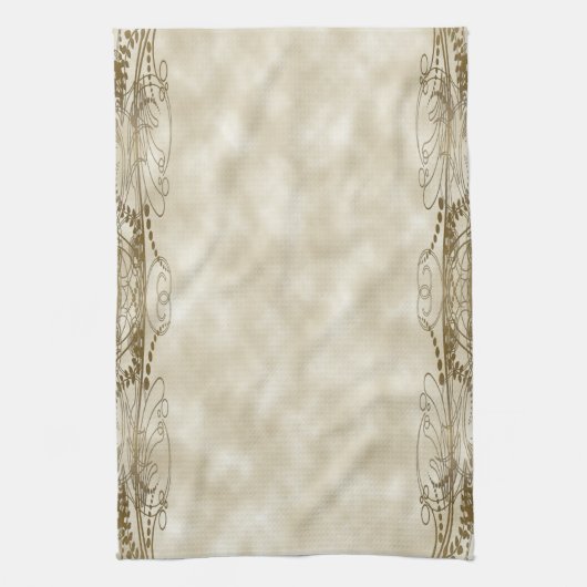 Golden Pillars Theedoek (Verticaal)