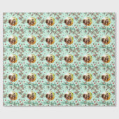 Golden Pine Frame Cadeaupapier (Vlak)