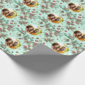 Golden Pine Frame Cadeaupapier (Hoek)