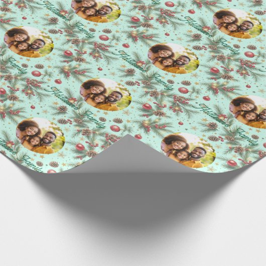 Golden Pine Frame Cadeaupapier (Hoek)