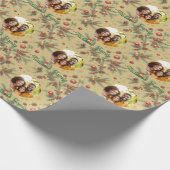 Golden Pine Frame Cadeaupapier (Hoek)