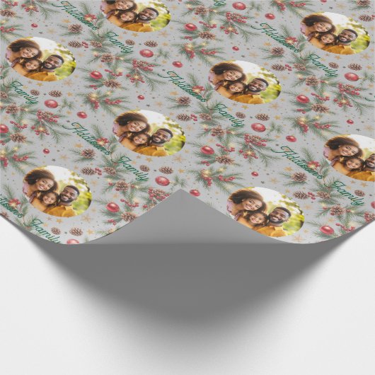 Golden Pine Frame Cadeaupapier (Hoek)