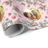 Golden Pine Frame Cadeaupapier (Rol Hoek)