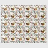 Golden Pine Frame Cadeaupapier (Vlak)