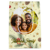 Golden Pine Frame Medium Cadeauzakje (Achterkant)