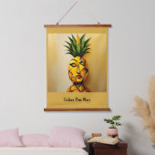 Golden Pine Muse - Pineapple Empire Designs Hangend Wandkleed (Slaapkamer)