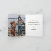 Golden Pine Trees Vrolijk Kerstfeest Donkergroen F Kaart (Binnen)