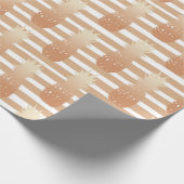 Golden Pineapples Pattern Cadeaupapier (Hoek)