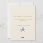 Golden Pink-kerstversiering Corporate Greeting Feestdagenkaart (Achterkant)