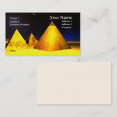 Golden Piramids BusinessCard Visitekaartje (Voorkant / Achterkant)