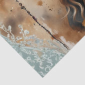 Golden Pirate Queen | Nautical Caribbean Decoupage Tissuepapier (Detail)