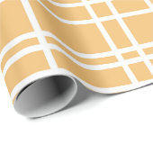 Golden Plaid Harmony Cadeaupapier (Rol Hoek)