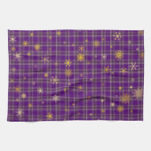 Golden Plaid Noel Theedoek (Horizontaal)